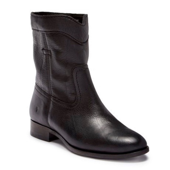 Frye Cara Roper Pull On Short Western Suede Boots - Picture 4 of 14